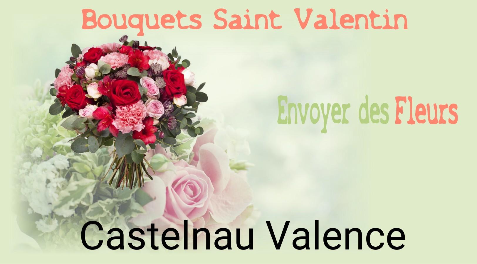 Roses de Saint-Valentin livrées à Castelnau-Valence